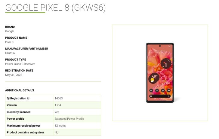 Pixel 8 Resmi Qi Kablosuz Şarj Sertifikasından Geçiyor, Qi2 Kablosuz Şarj Standardı Desteklenmiyor